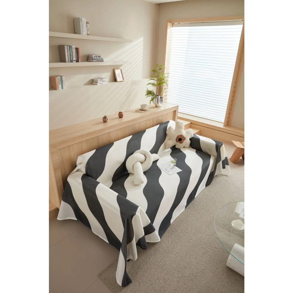 Ice Silk Flower Sofa Cover Blanket Non-slip Sofa Towel Living Room Furniture Decor Tapestry Couch Cover Universal Sofa Towel