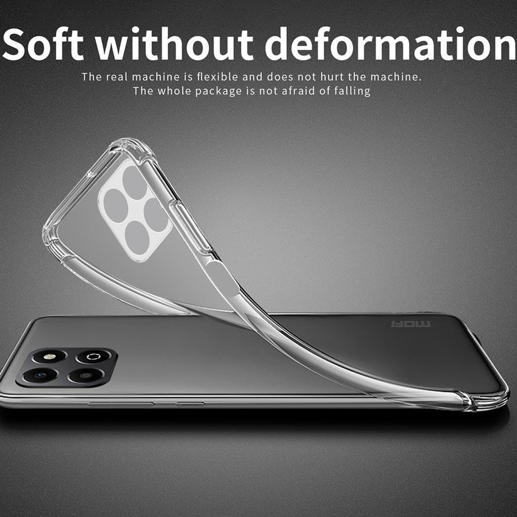 MOFI For Honor X6b 4G Case Anti-Scratch Clear Soft TPU Phone Cover