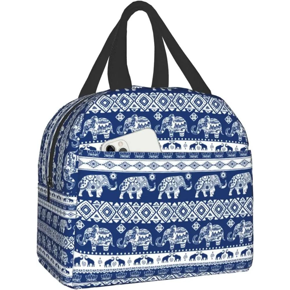 

Утепленная сумка для ланча Sloth с передним карманом, многоразовая сумка-холодильник с застежкой-молнией для мужчин и женщин 22x20x13CM слоновая кость