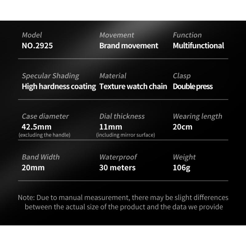 OLEVS Herrenuhren Top-Marke Mode Original Quarzuhr für Mann Wasserdicht Leuchtend Mondphase Datum Chronograph Armbanduhr