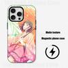 Fruits B-Basket Frosted Silicone For Phone Case For Iphone 11,12,13,14,15,16,17 Pro Max XS Wireless Charge Magnetic Bumper Cover