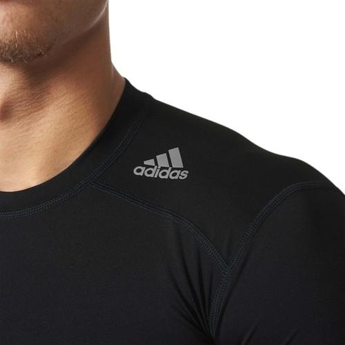 adidas Solid Color Brand Logo Print Round Neck Short Sleeve T-Shirt
