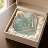 Inspirational Hanging Ornaments Heart Ornament with Heartwarming Message, Best Friend Decorative Acrylic for Friends Keepsake, Desk Decoration