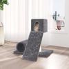 171608 vidaXL Cat Tree with Sisal Scratching Post Dark Grey 59 Cm