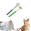 Katzen Teleskop-Spielangel Einziehbarer Kratzkamm Kitzler Kratzbaum Praktisches Interaktives Spielzeug für Katzen Hunde (Zufällige Farbe)