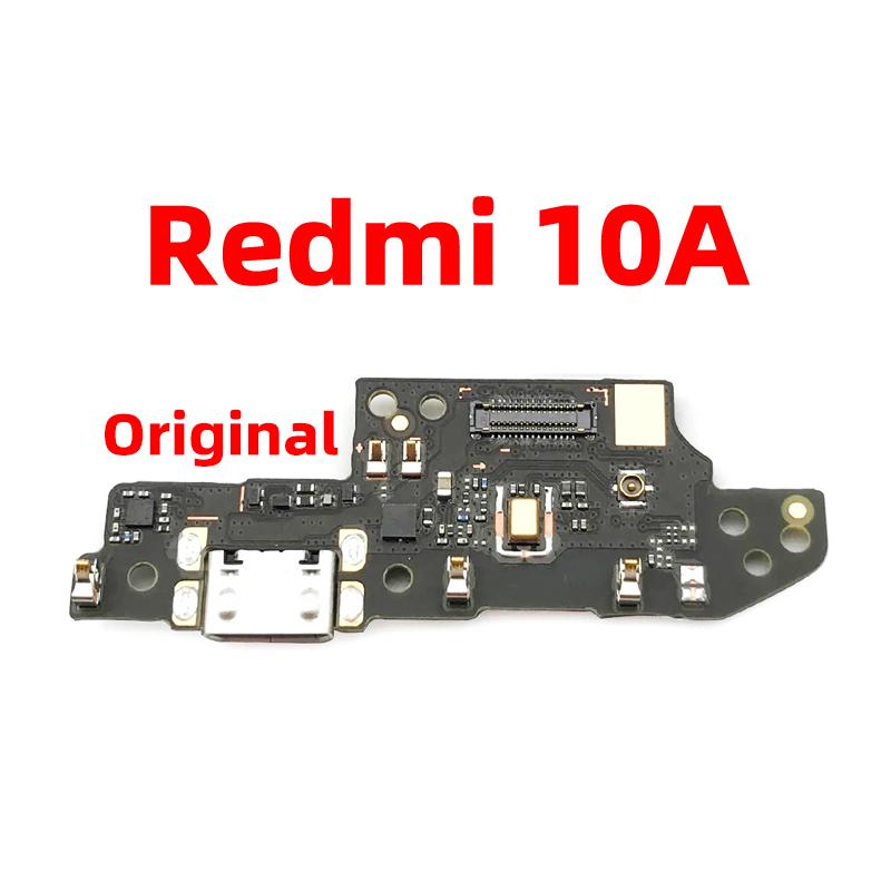 Original For xiaomi Redmi 10 5G 4G 10A 10C  Dock Connector USB Charger Charging Port Flex Cable Board Replacement