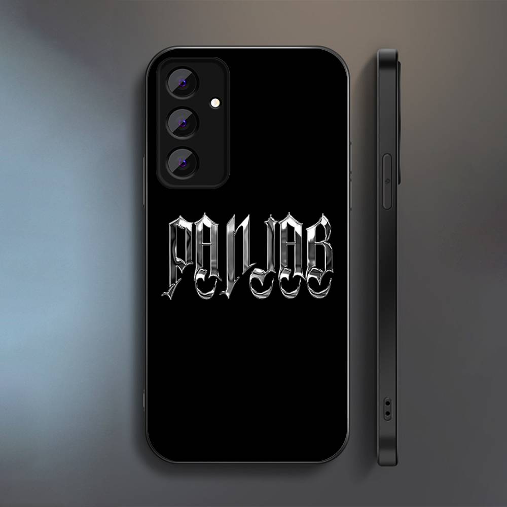 Punjab Indien Ästhetisches Handyhülle Für Samsung S 25,24,23,22,30,21,10,9,Ultra,Plus,Lite,FE,4,5 G Weiche Schwarze Hülle