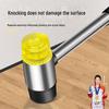 Rubber Hammer for Tile Installation: Multi-Functional Mallet with Large and Small Sizes for Tapping and Dyeing Tasks.