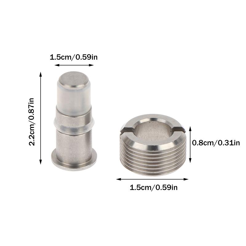 Stainless Steel Cream Charger Holder Accessories Check Valve/Air Inlet Inner Ring For Whipped Cream Dispenser Parts