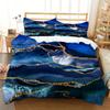Colored Marble Print Quilt cover set Fashion Cool Simplicity Gilding Cover Bedding Cover Polyester Comfortable Duvet Cover