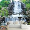 3D Fototapete Natur Wandbild Wasserfälle Ländlicher Stil 3D Wandpapiere Wohnzimmer Sofa Hintergrund Wandbilder Dekor