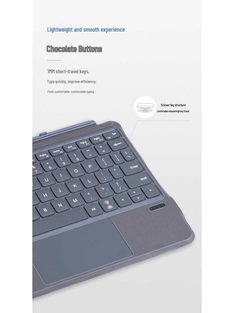 Surface Bluetooth Keyboard for Surface Pro/Go2/Go3 - Case Included