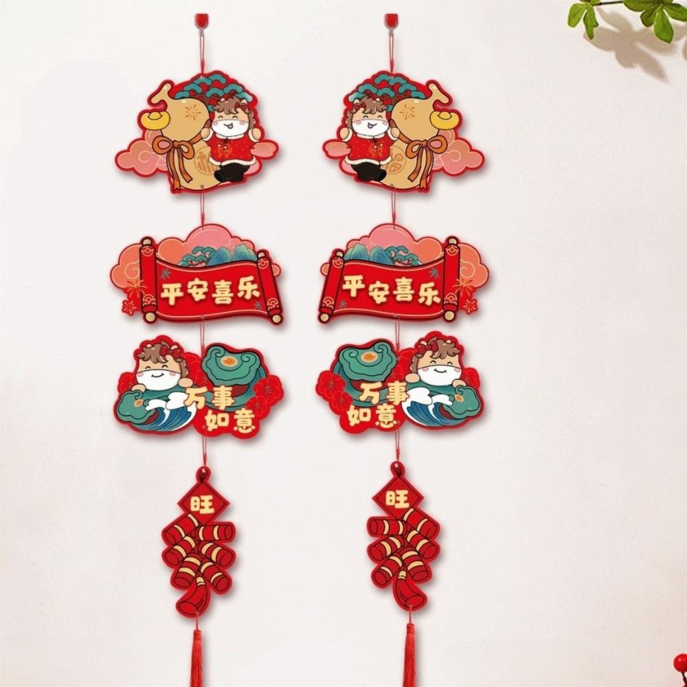 Traditional Spring Festival Decoration Cartoon Lucky Character Hanging  Home Decoration