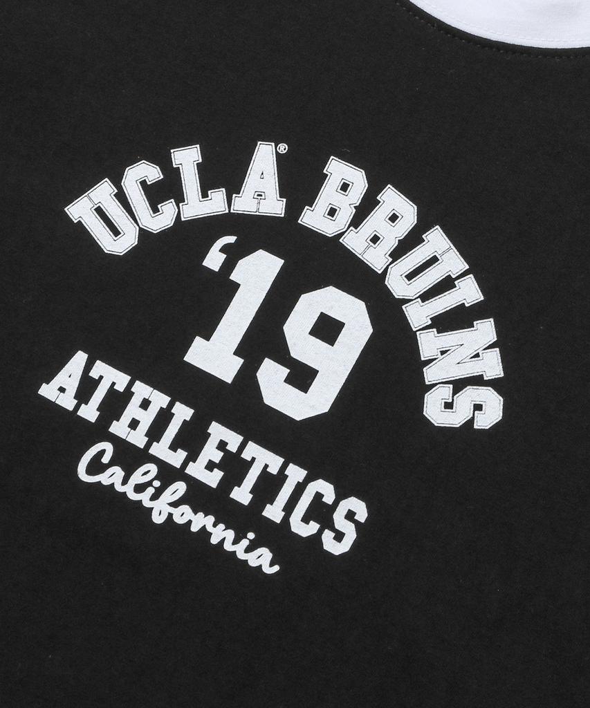 UCLA Women'S 19Ucla Ringer Color Block Short Sleeve T-Shirt [Black] (Uc6Stac)