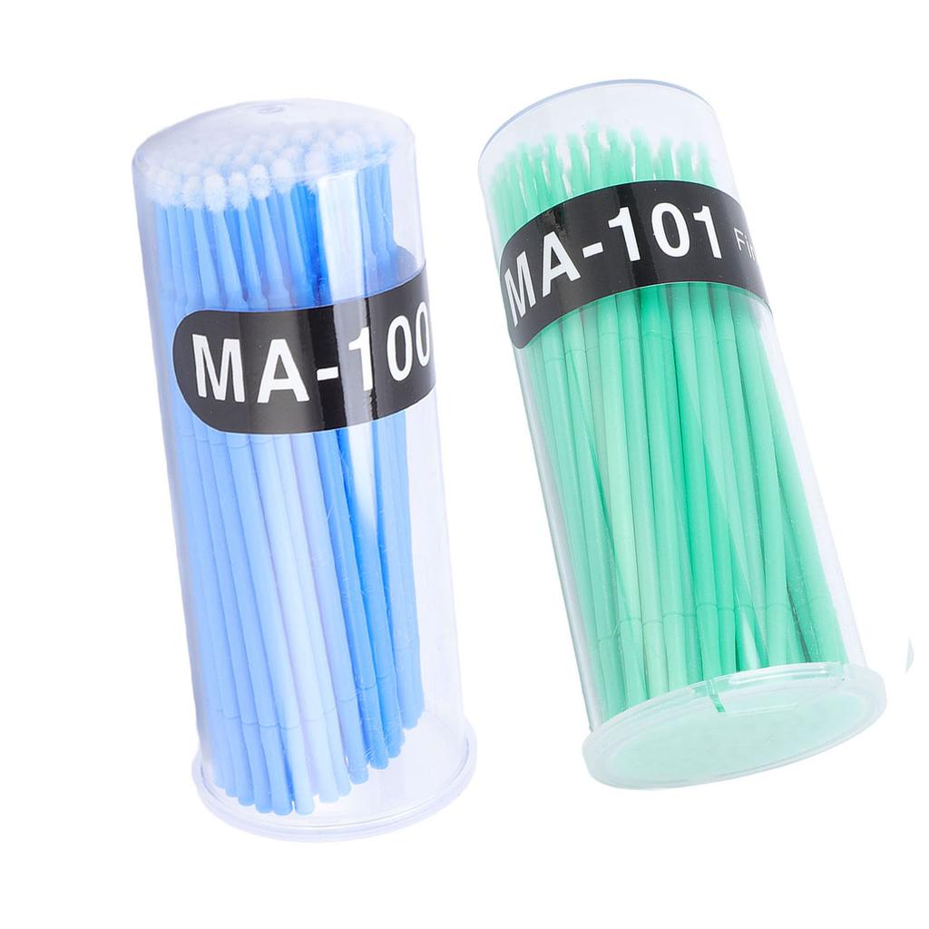 400pcs Micro Applicator Brushes Bendable Applicator Sticks Portable Micro Swabs for Home