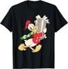 Hot Fashion Disney Vintage Donald Duck with Holiday Present T-Shirt S-4XL Four Seasons