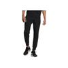 Adidas Pantaloni de jogging conici cu talie elastică de culoare pură Bărbați Jos Negru HN8962