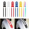 Pesonalized Motorcycle Mudguard Car Sticker Reflective Arrow Line Warning Sticker Electric Car Vinyl Decal Stickers Motorbike