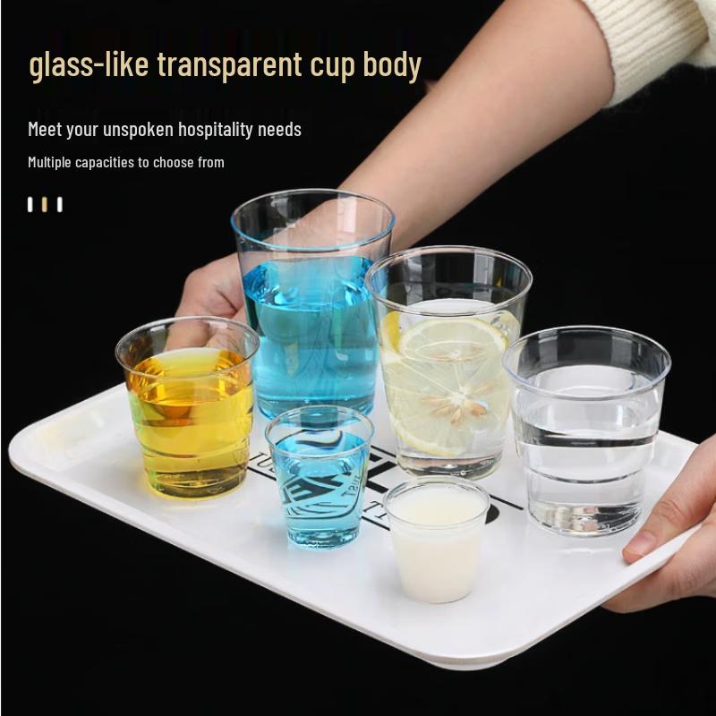 Thickened Transparent Disposable Plastic Cups