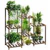 Wooden Flower Stand, 7-Tier Wooden Flower Stand