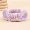 Korean Style Cartoon Cat Ears Coral Fleece Non-Slip Hair Tie Headband for Women