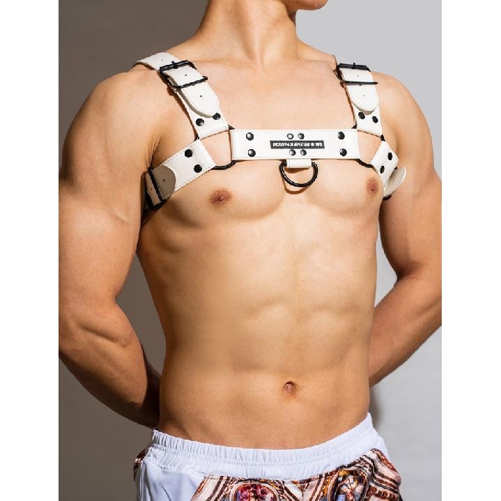 Schultergurt Leder PU verstellbar Sex dekorative Brustgurt Erotik Requisiten Muskel männliche Schlinge Homosexuell Unterhemd Harness