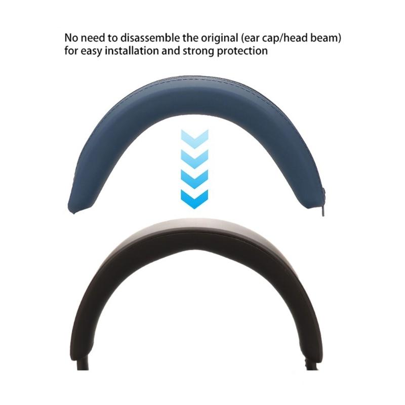 Silicone Earpads Ear Pads Head Beam Cover Ear Cushions Cover Earmuffs for ACCENTUM PLUS Gaming Headsets