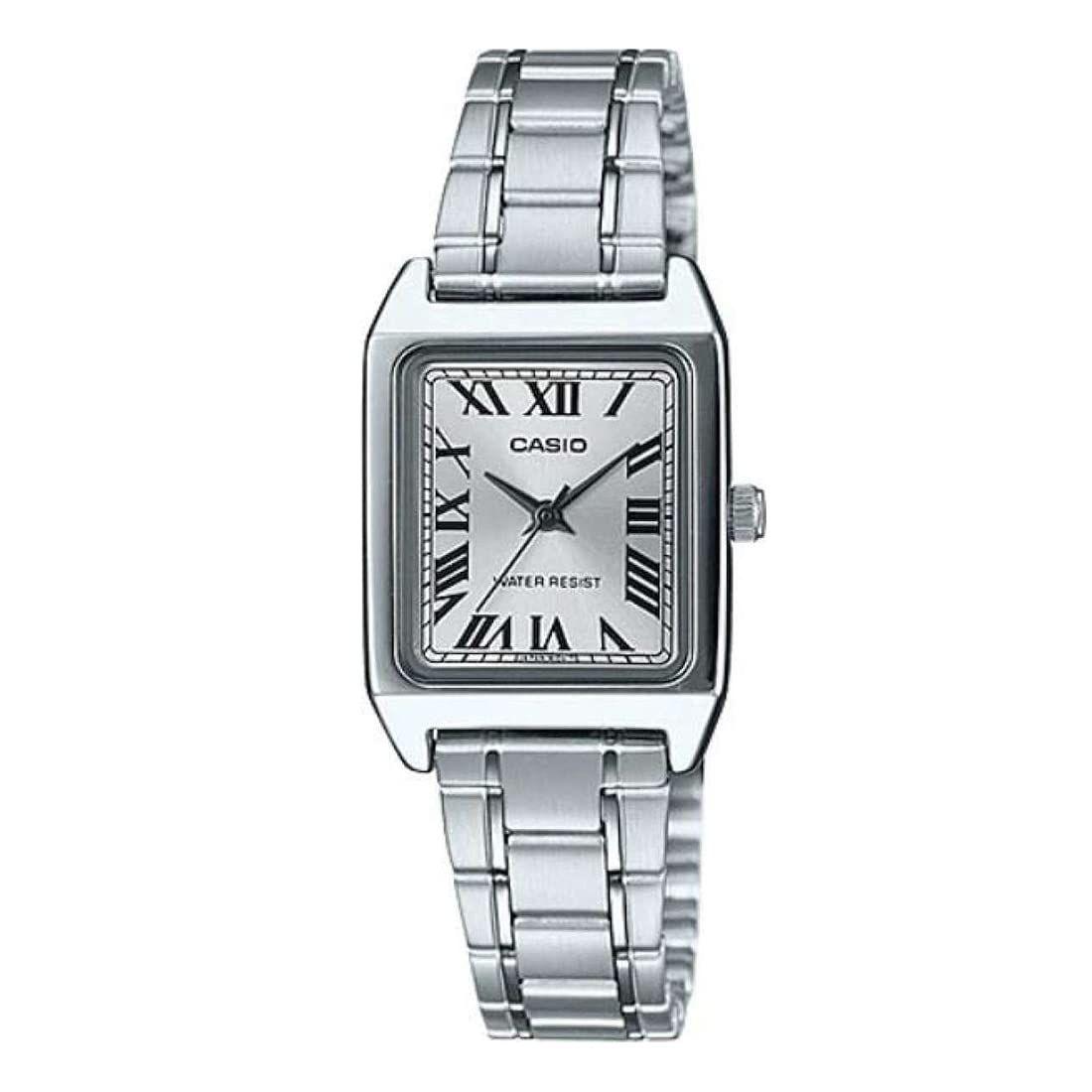 Used CASIO Casio Standard Cheap Casio Chipkashi Watch Ladies Quartz Brass Stainless Steel Metal Silver LTP-V007D-7B [Parallel Import]