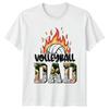 Volleyball Dad Unisexs TShirt Volleyball Dad Volleyball Fathers Day Gift For Him