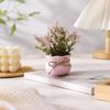 Desk Decor Mini Artificial Potted Flowers Ornaments Lifelike Simulation Plants Home Decorations Potted Plants Dining Table Decor