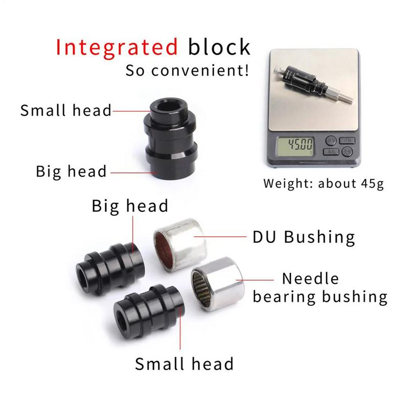 Shock Absorber Tool Eyelet Shock Bushing Tools Anti-Rust Outdoor Cycling Accessories Reusable Automotive Replacement Parts For