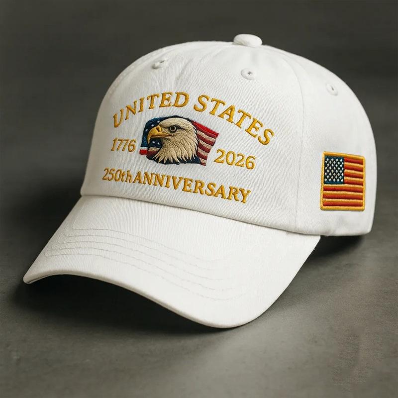 250th Anniversary of the United States Baseball Hats Outdoor Personality Leisure Men Women Visor Cap 2025 New Hip Hop Couple Cap