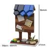 MOC Notice Board Building Blocks Bee Farm Fountain Bonfire Stove Medieval Town Street View Water Wall Bridge Road Sign Brick Toy