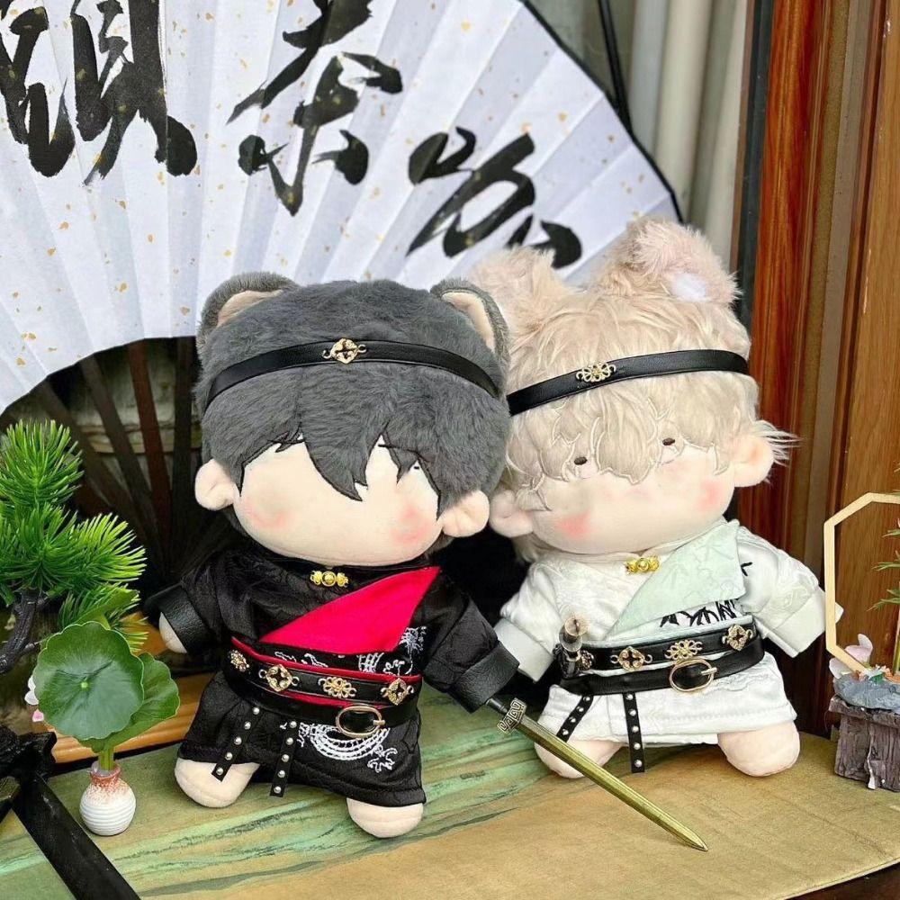 Multicolor Doll Clothes 20CM Mini Hanfu Suit Gift Doll Chinese Dress Set  Stuffed Idol Dolls