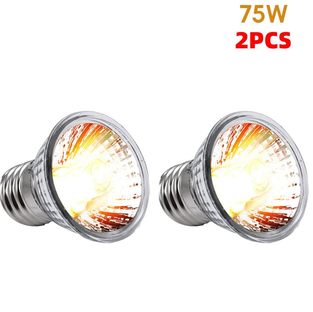 1/2/3/5PCS 25/50/75W UVA+UVB Reptile Lamp Bulb Reptile Heat Lamp Turtle Basking Amphibians UV Light Bulbs Full Spectrum Sunlamp