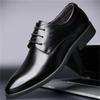Qingyinglun casual business dress leather shoes men's shoes wedding shoes inner height increase single shoes work shoes waterproof and lightweight