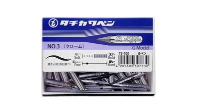 Tachikawa Pin Manufacturing Co., Ltd. T3G Pen Nibs, Pack of 100, T3100
