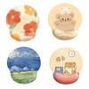 Durable Ergonomic Mouse Pad Rubber Base Desktop Gamepad Wrist Support Mat for Office Home Smooth Hand Rest Cushion Desktop Mat