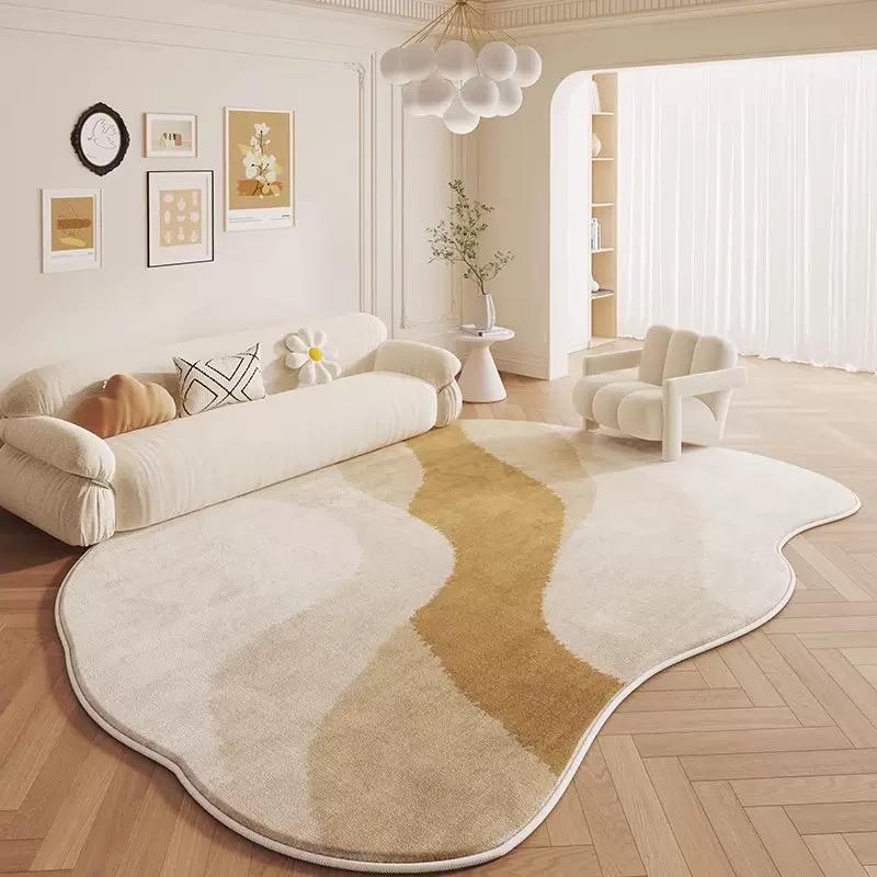 Master Bedroom Custom-Shaped Carpet Luxury High-End Feel Living Room Coffee Table Rug New Home Decoration