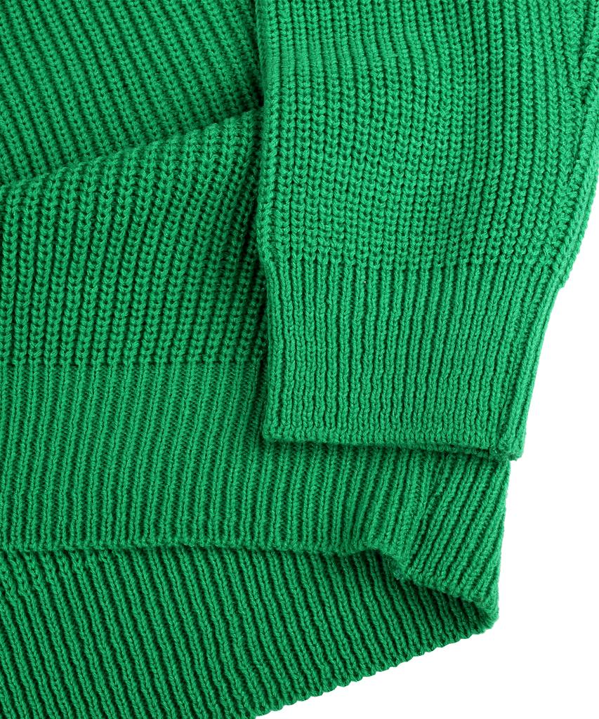 NODU Washable Daily Hazzi Raglan Knit [Green]