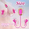 Neck-Hanging Nipple Toys Vibrating Nipple Clamps with APP Remote Control, BDSM Toys Vibrator Adult Sex Toys & Games, Female Couples Sex Toys for Her
