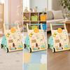 Wooden Baby Stroller Adjustable Interactive for Nursery