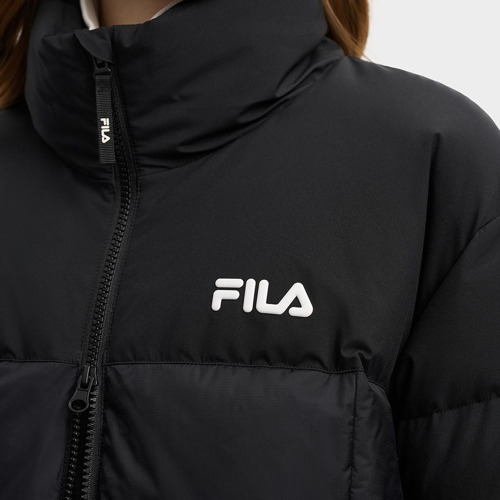 Fila Original RGB Colorful Fashion Classic Simple Retro Personality Trendy Casual Versatile Warm Comfortable Waterproof Down Jacket F11W549902FBK