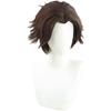 Arcane Viktor Cosplay Wig The Machine Herald Viktor Short Brown White Heat Resistant Synthetic Hair Anime Wigs Long Version