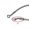 39-140cm Universal Motorcycle Stainless Steel Braided Brake Hose Line Aperture 10mm (M10) Latiguillo Freno Moto