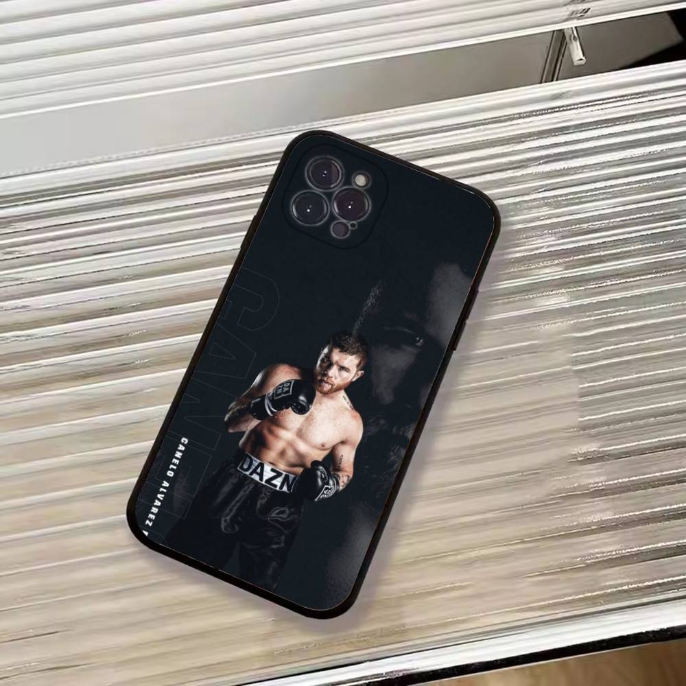 Mexico Boxing Canelo Alvarez Phone Case For iPhone 17, 16,15,14,13,12,11 Plus,Pro Max, Others Soft Black Cover