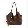 Vintage Commuter Tote Bag for Women, 2025 Autumn New Korean Style Commuter Textured Shoulder Bag, Stylish Handbag