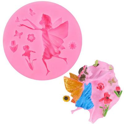Engelsflügel Mädchen Silikonform Fondant Kuchen Dekoration Handgemachte Seife Schokoladenform