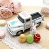 Easter Truck With Eggs Metal Vintage Farm Pickup Easter Home Decorations Farmhouse Tabletop Tiered Tray Ornament Gifts New