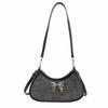Dumpling Bowknot Shaped Single Shoulder Underarm Bag Handbag Women Fashion Gift